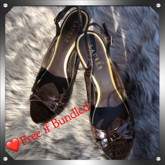 Lauren Ralph Lauren Shoes - Lauren Sling Back Heel, size 9.5